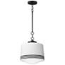 1_Maxim Eureka 11 3/4" Wide Black Mini Pendant