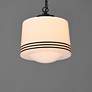 3_Maxim Eureka 11 3/4" Wide Black Mini Pendant more views