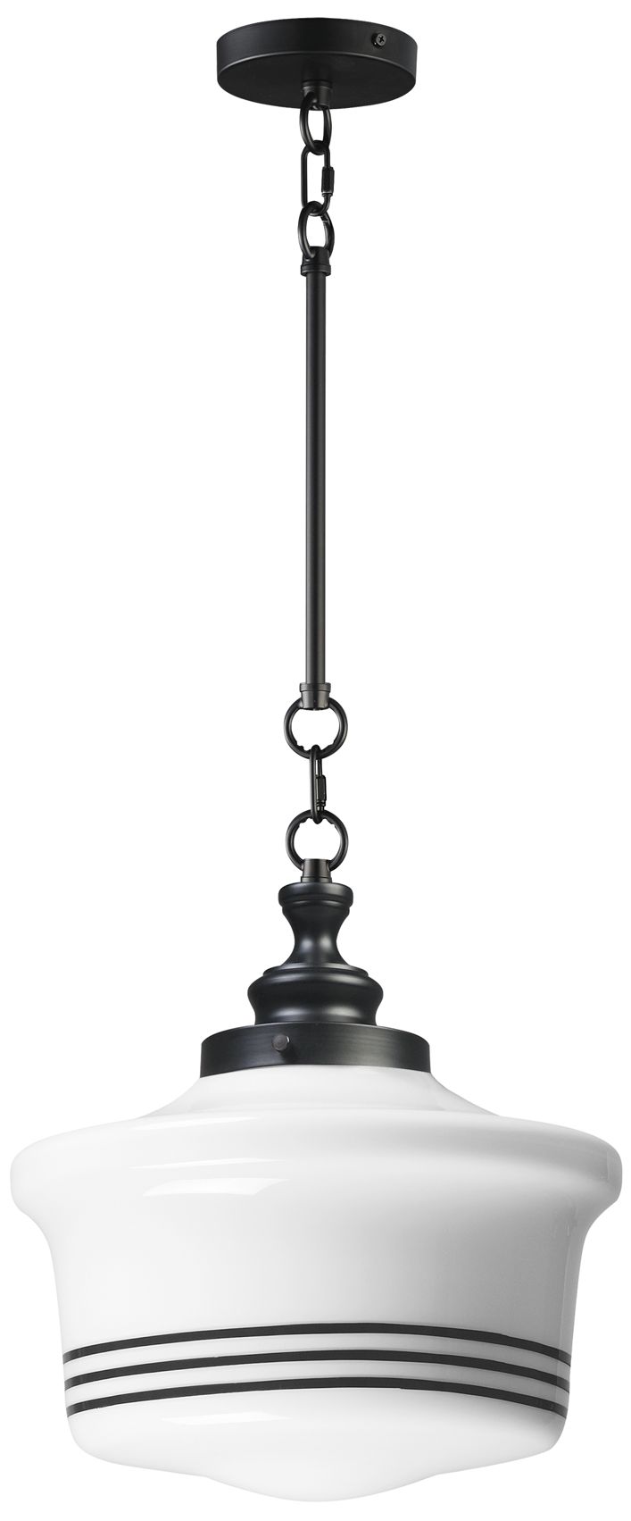 Maxim Eureka 13 3/4" Wide Black Pendant Light