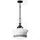 Maxim Eureka 13 3/4" Wide Black Pendant Light