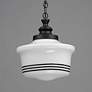 3_Maxim Eureka 13 3/4" Wide Black Pendant Light more views