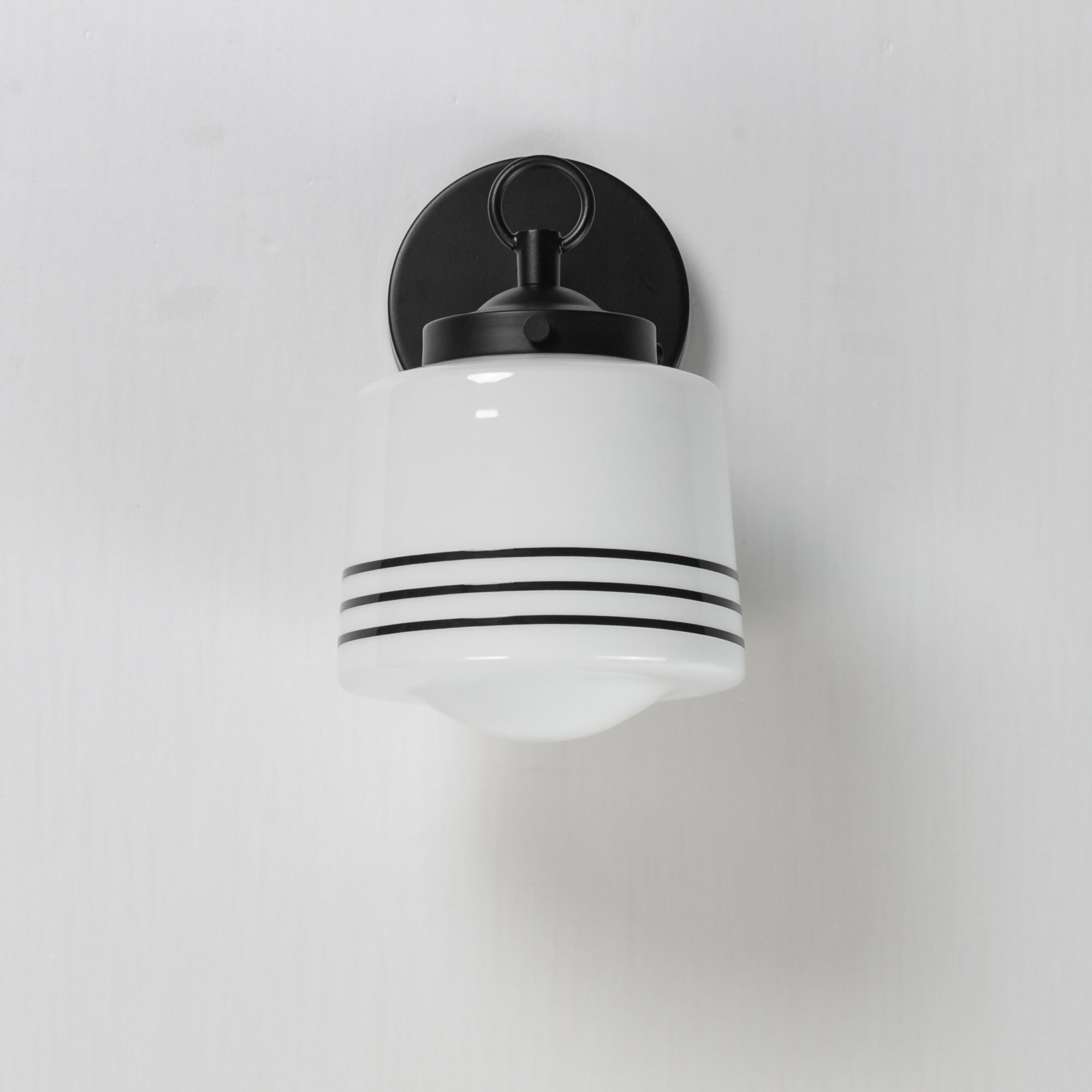 Image 2 Maxim Eureka 9 1/2" High Black Wall Sconce more views