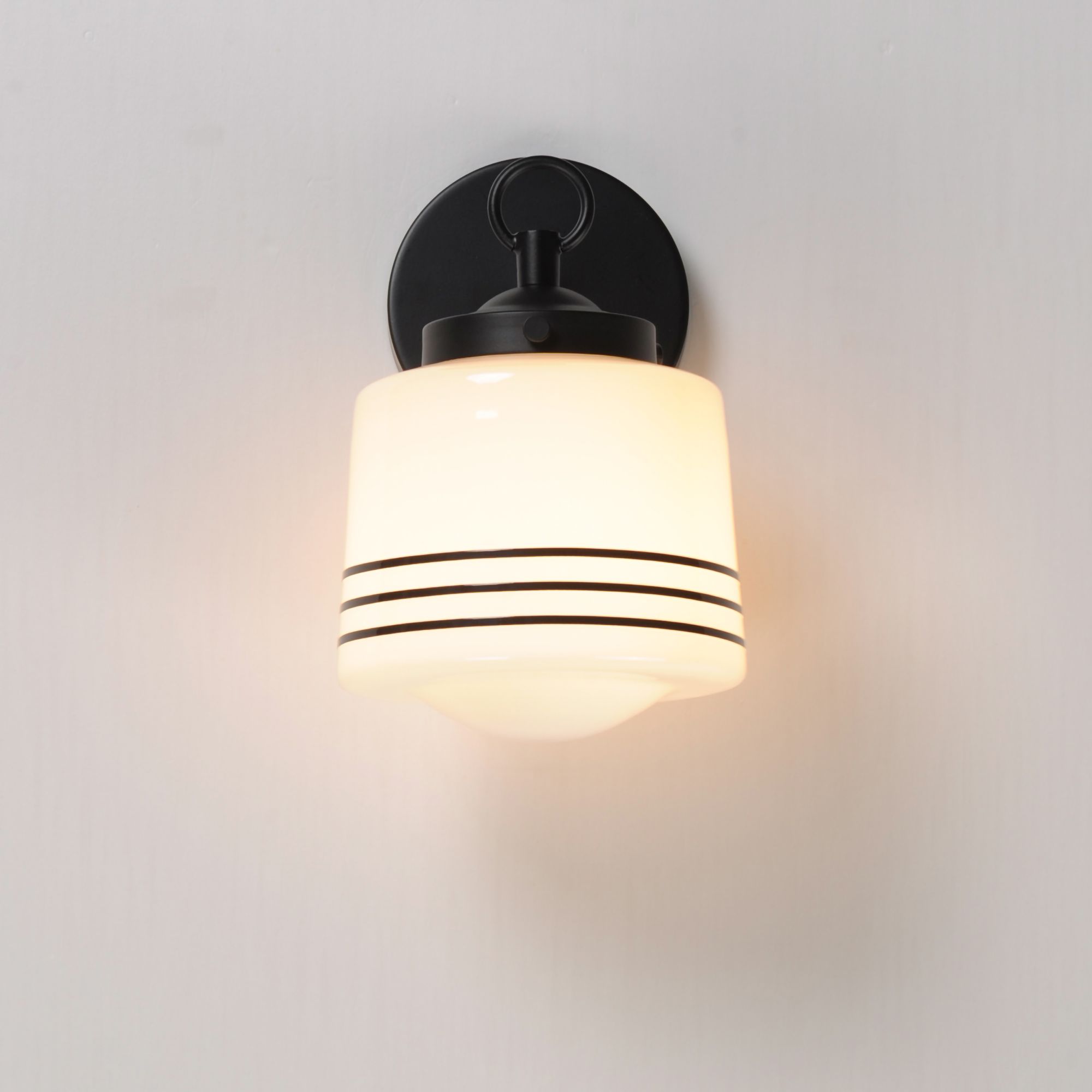 Image 3 Maxim Eureka 9 1/2" High Black Wall Sconce more views