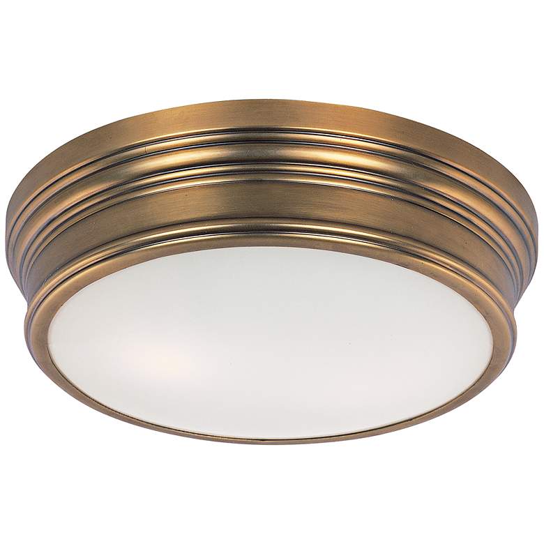 Image 2 Maxim Fairmont 13 inch Wide Aged Brass Ceiling Light