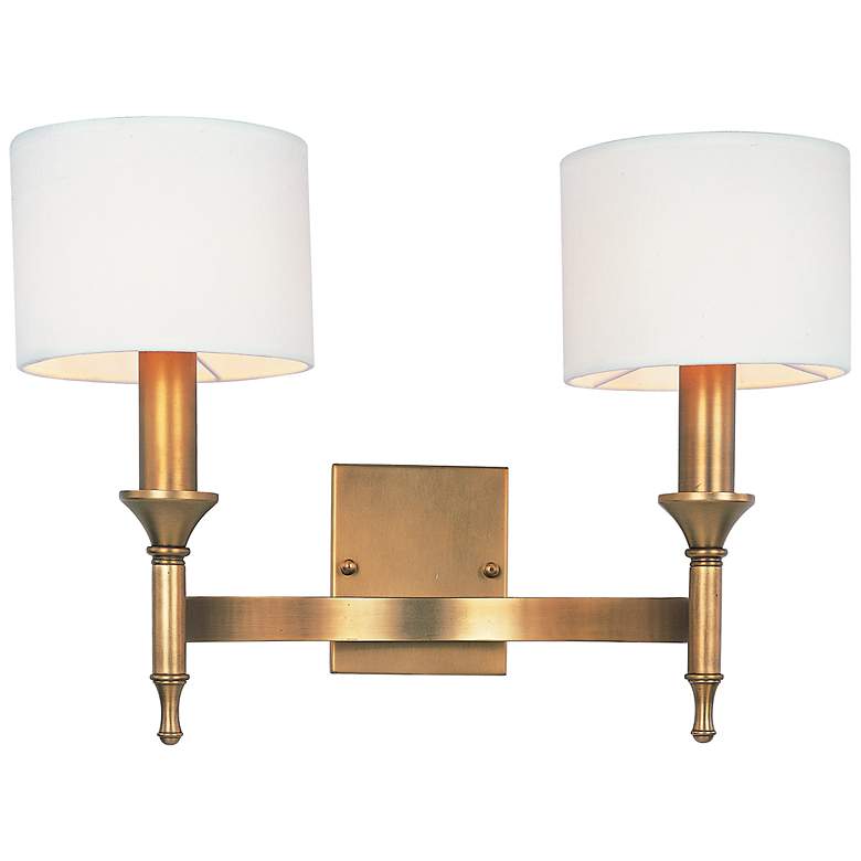 Image 1 Maxim Fairmont 18 inch Wide Aged Brass Sconce