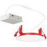 1_Maxim Fire Rated Slim 5" White Recessed Ceiling Light - Flat 5CCT