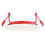 2_Maxim Fire Rated Slim 5" White Recessed Ceiling Light - Flat 5CCT more views