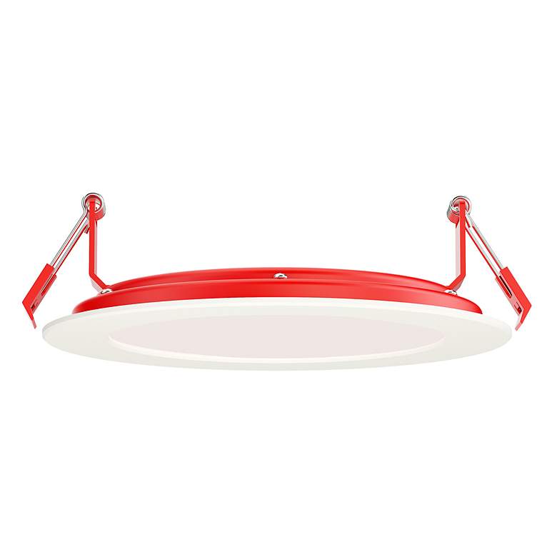 Image 2 Maxim Fire Rated Slim 7" White Recessed Ceiling Light - Flat 5CCT more views