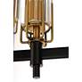 5_Maxim Flambeau 12 3/4" Wide Black Antique Brass 3-Light Pendant more views