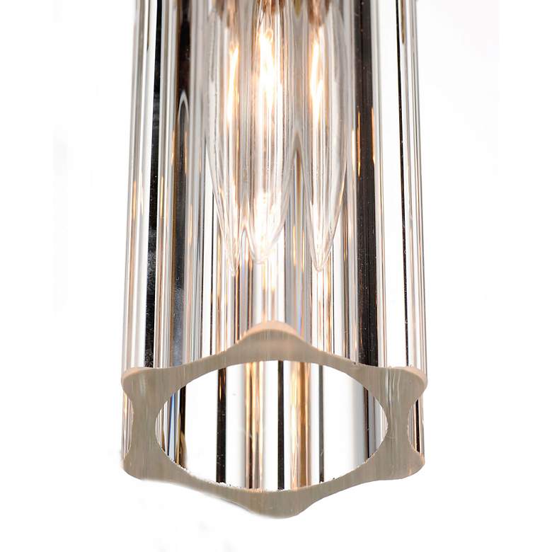 Image 5 Maxim Flambeau 3" Wide Black and Antique Brass Mini Pendant Light more views