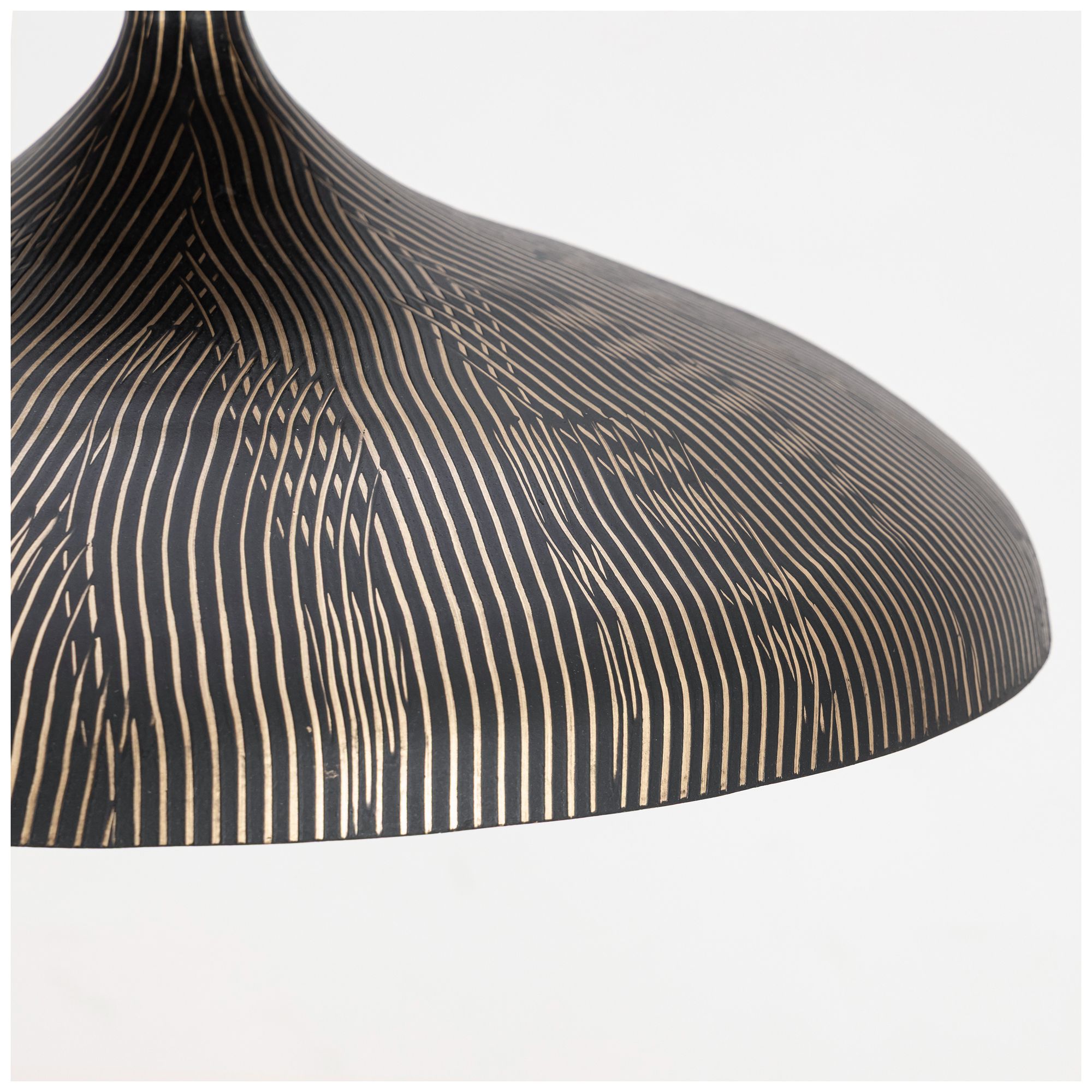 Image 5 Maxim Fleur 15 1/2" Wide Black/Gold Ceiling Light more views