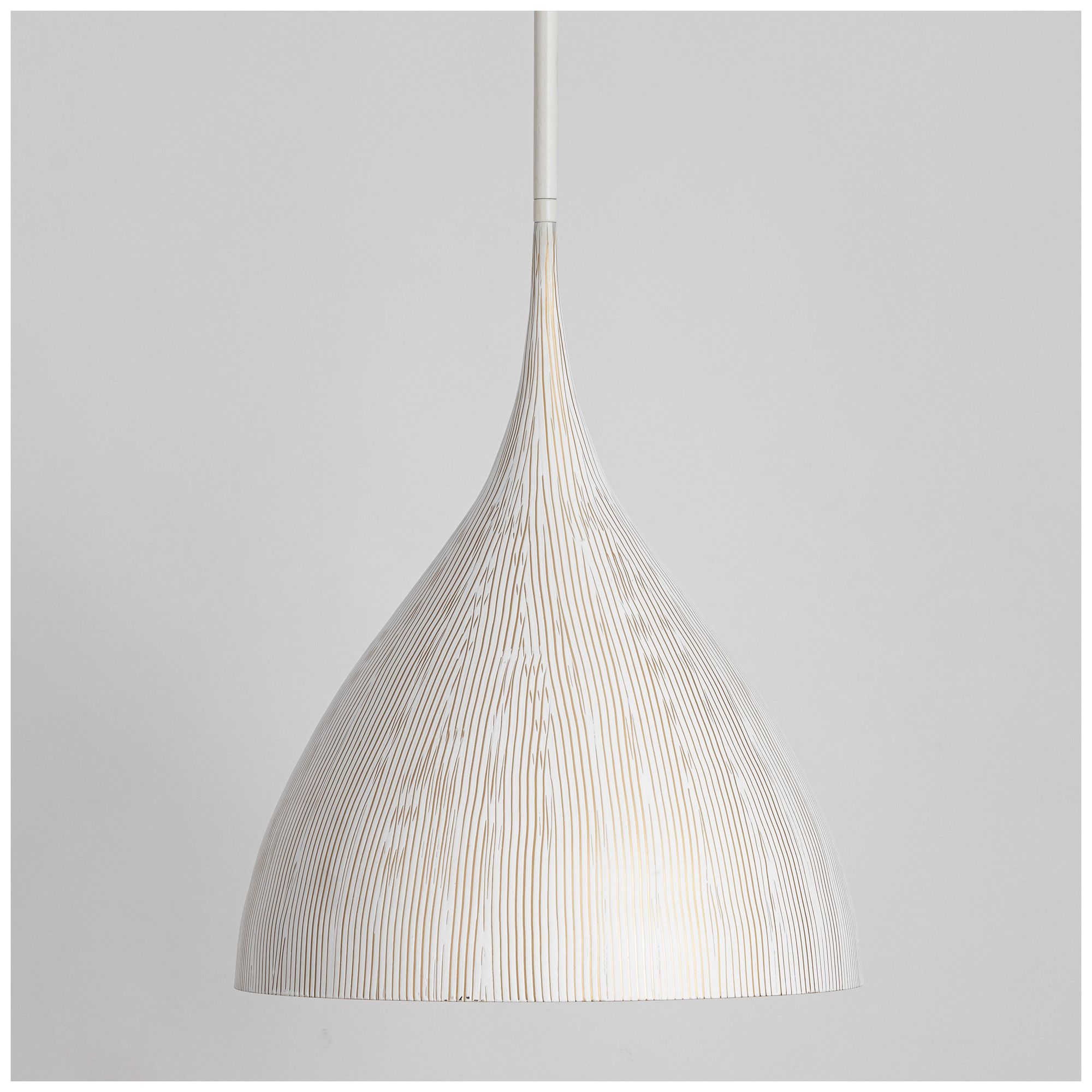 Image 3 Maxim Fleur 16" Wide White/Gold 1-Light Pendant more views