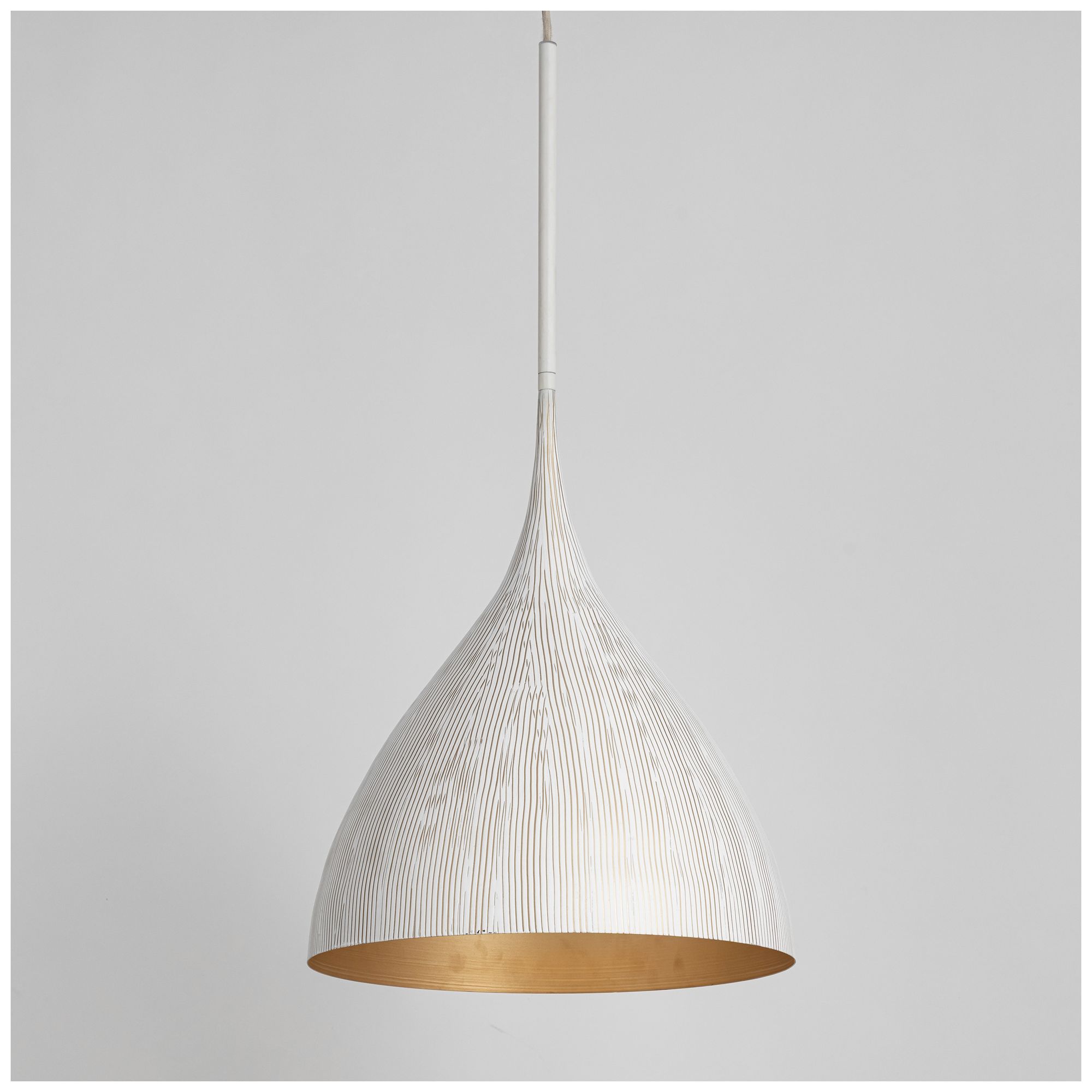 Image 4 Maxim Fleur 16" Wide White/Gold 1-Light Pendant more views