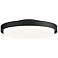 Maxim Float 12" Black LED Flush Mount