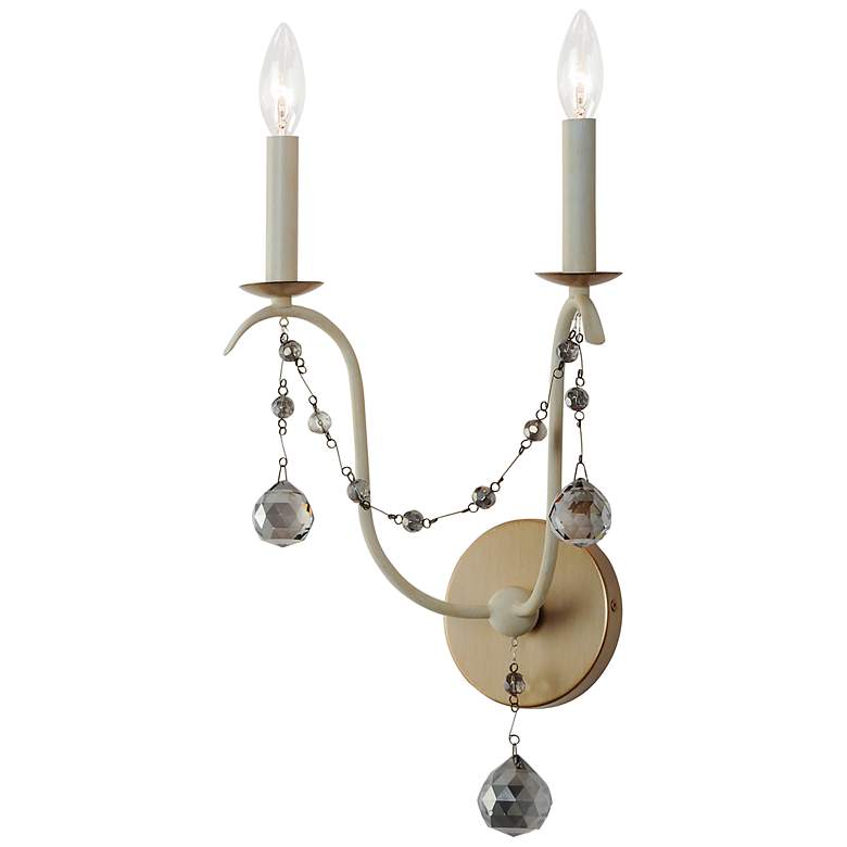 Image 2 Maxim Formosa 21 1/2" High Ecru/Venetian Gold 2-Light Wall Sconce