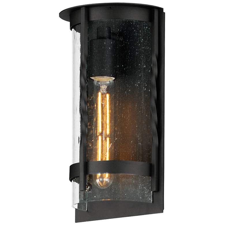 Image 2 Maxim Foundry 12" High Neutral Black Outdoor Wall Light