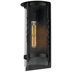 Maxim Foundry 16" High Black Outdoor Wall Light