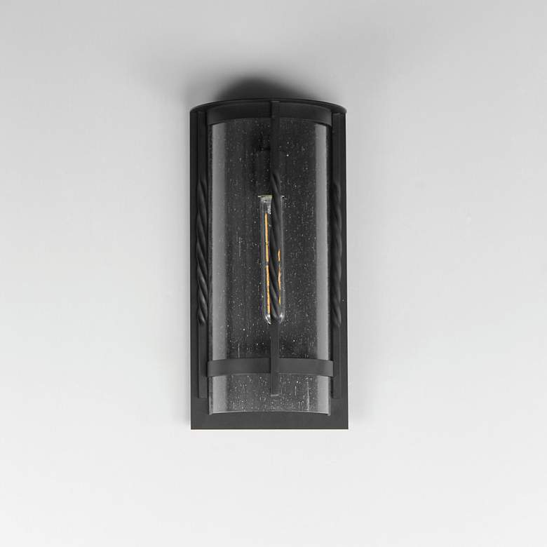 Image 3 Maxim Foundry 16" High Black Outdoor Wall Light more views