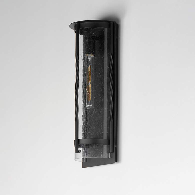 Image 4 Maxim Foundry 20" High Black Outdoor Wall Light more views