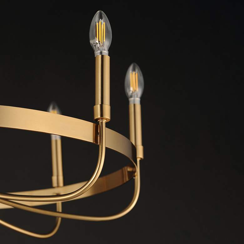 Image 4 Maxim Frankie 29" Wide Heritage 8-Light Chandelier more views