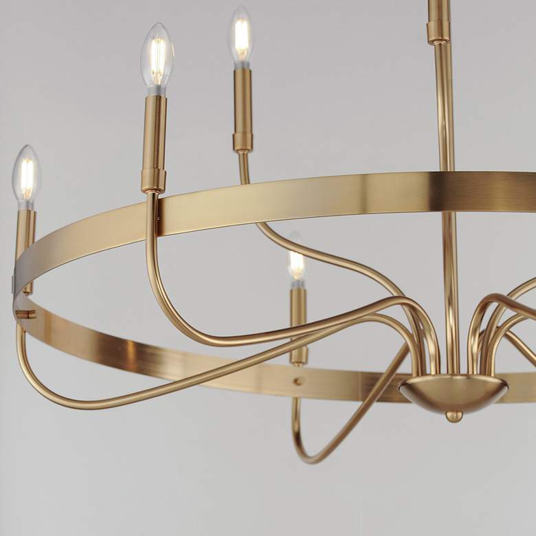 Image 4 Maxim Frankie 39 3/4" Wide Heritage 9-Light Chandelier more views