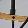 7_Maxim Franklin 28 1/2" Wide Driftwood Black 6-Light Ring Chandelier more views