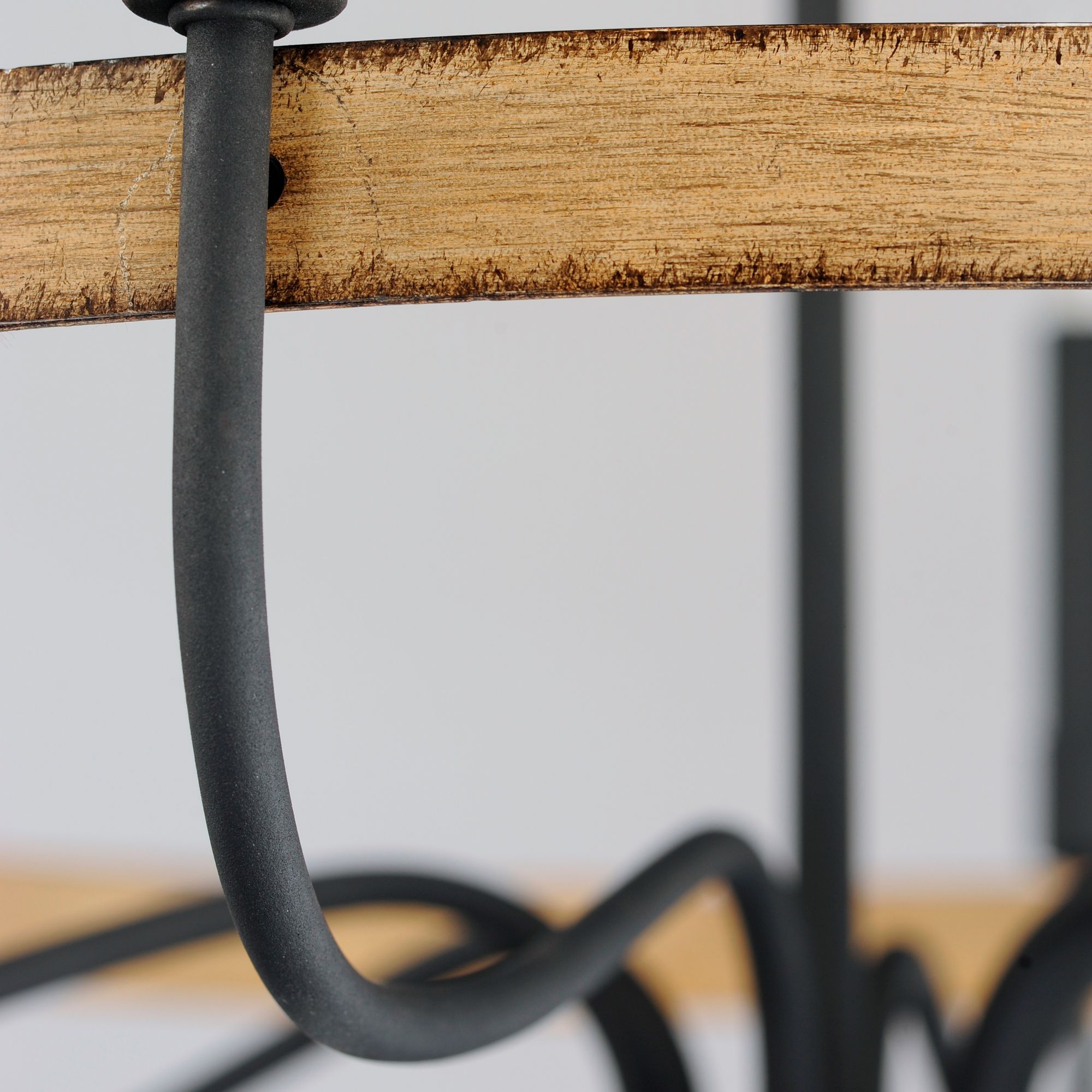 Maxim Franklin 28 1/2" Wide Driftwood Black 6-Light Ring Chandelier