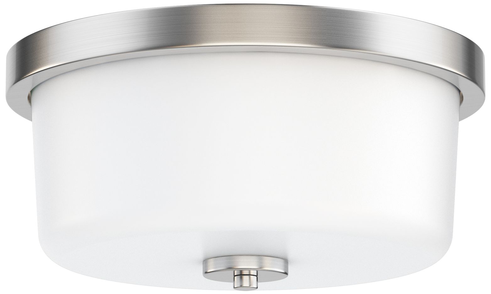 Maxim Fuller 11 3/4" Wide Satin Nickel 2-Light Flush Mount