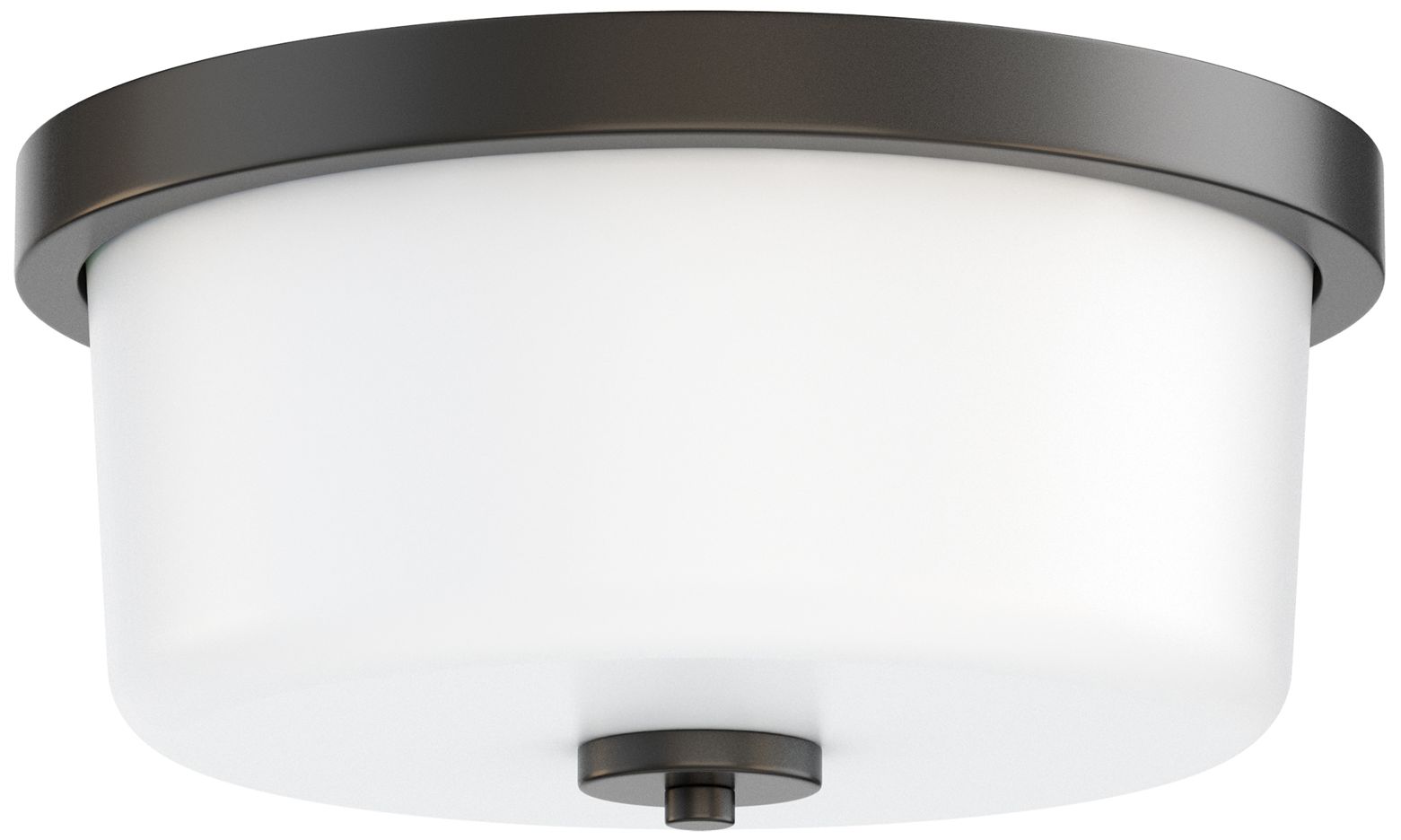 Maxim Fuller 11 3/4" Wide White/Black 2-Light Flush Mount