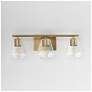 2_Maxim Geode 22 1/2" Wide Natural Aged Brass 3-Light Bath Vanity more views