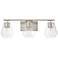 Maxim Geode 22 1/2" Wide Satin Nickel 3-Light Bath Vanity
