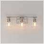 3_Maxim Geode 22 1/2" Wide Satin Nickel 3-Light Bath Vanity more views
