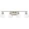 Maxim Geode 31" Wide Satin Nickel 4-Light Bath Vanity