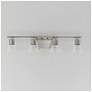2_Maxim Geode 31" Wide Satin Nickel 4-Light Bath Vanity more views