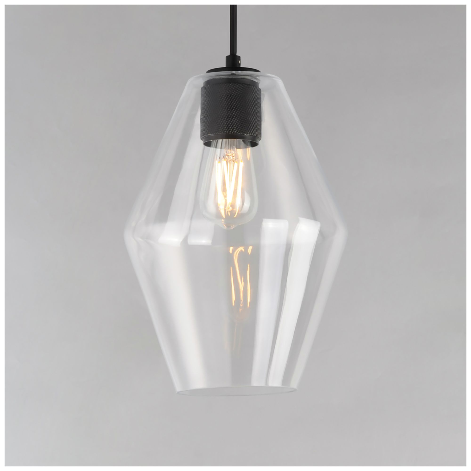 Image 3 Maxim Geode 8 3/4" Wide Black Small Pendant more views