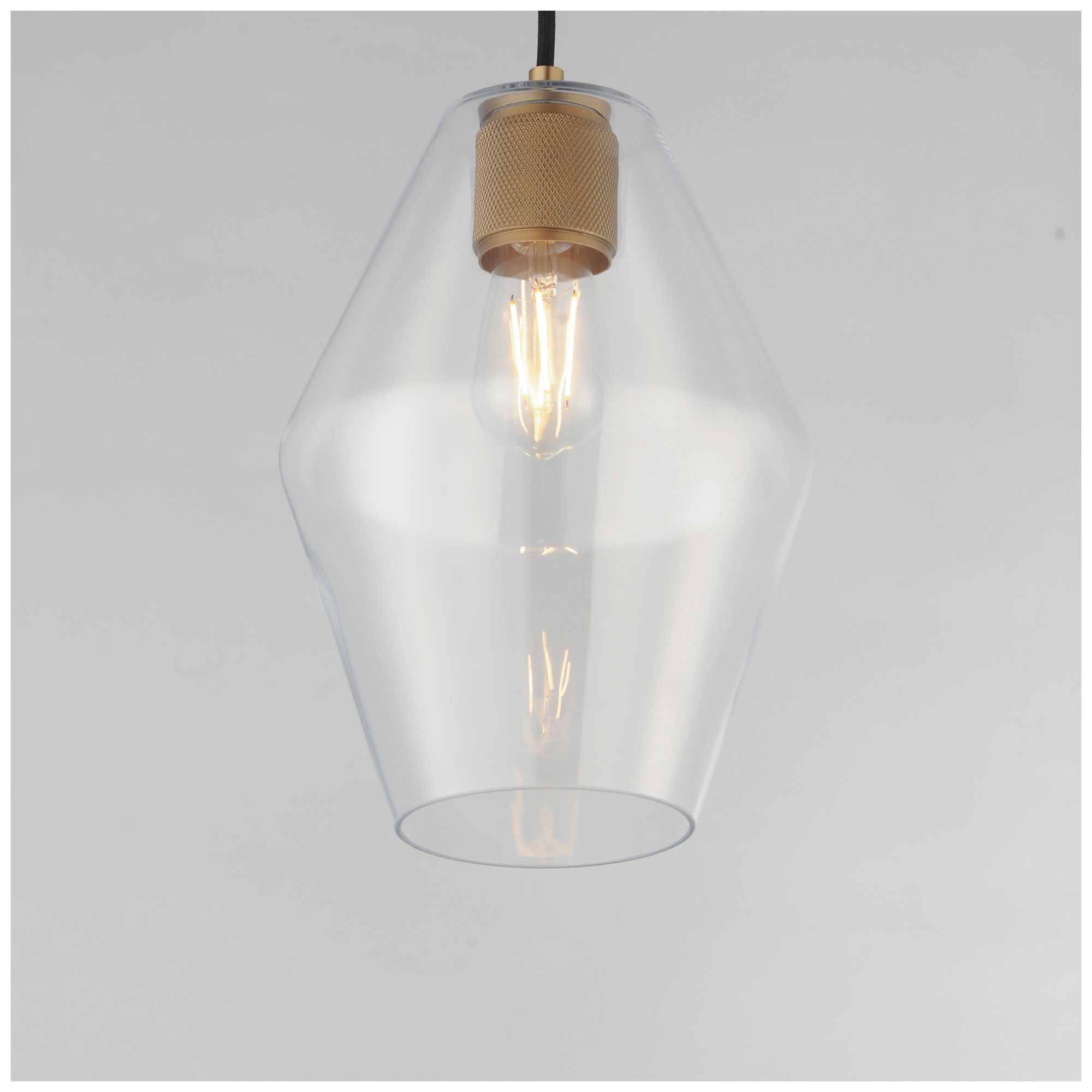 Image 3 Maxim Geode 8 3/4" Wide Natural Aged Brass Small Pendant more views