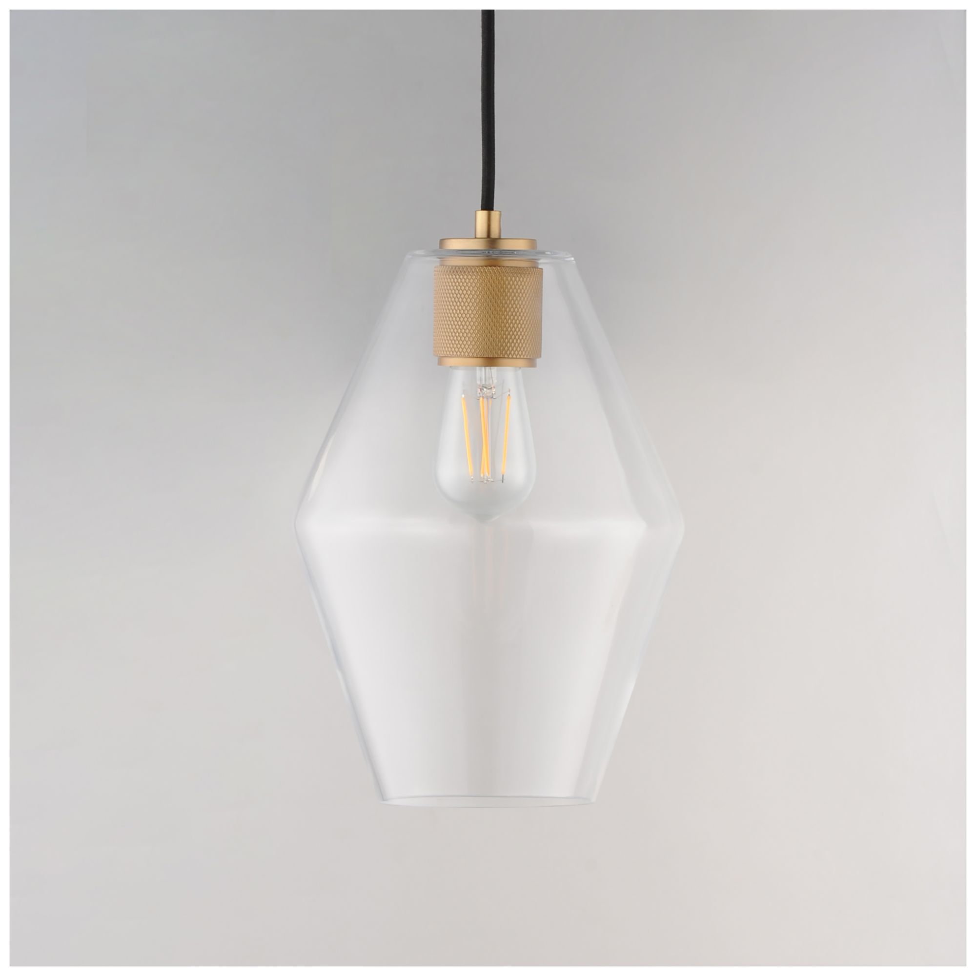 Image 4 Maxim Geode 8 3/4" Wide Natural Aged Brass Small Pendant more views