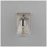 2_Maxim Geode 8" High Satin Nickel 1-Light Sconce more views