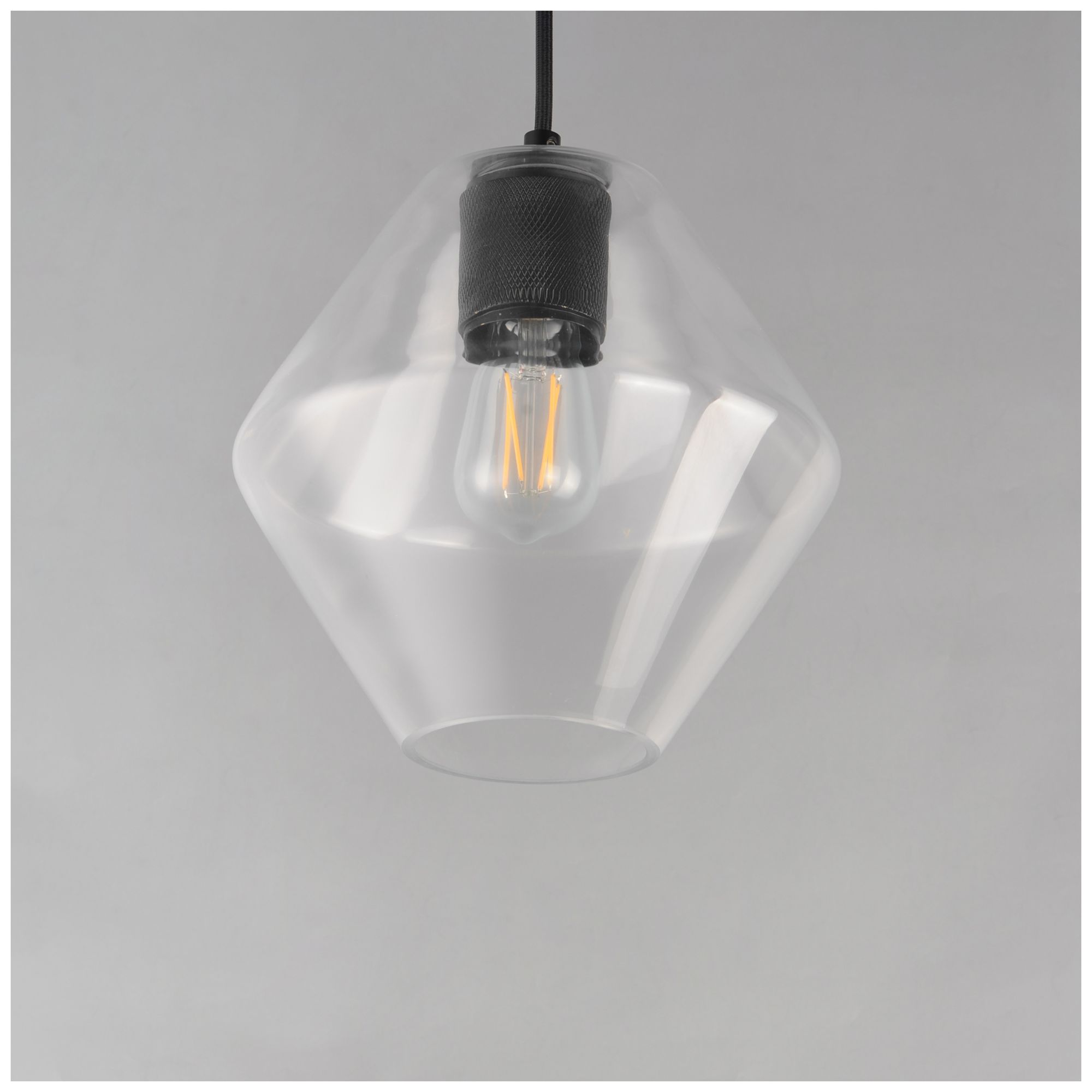 Image 5 Maxim Geode 9 1/2" Wide Black Medium Pendant more views