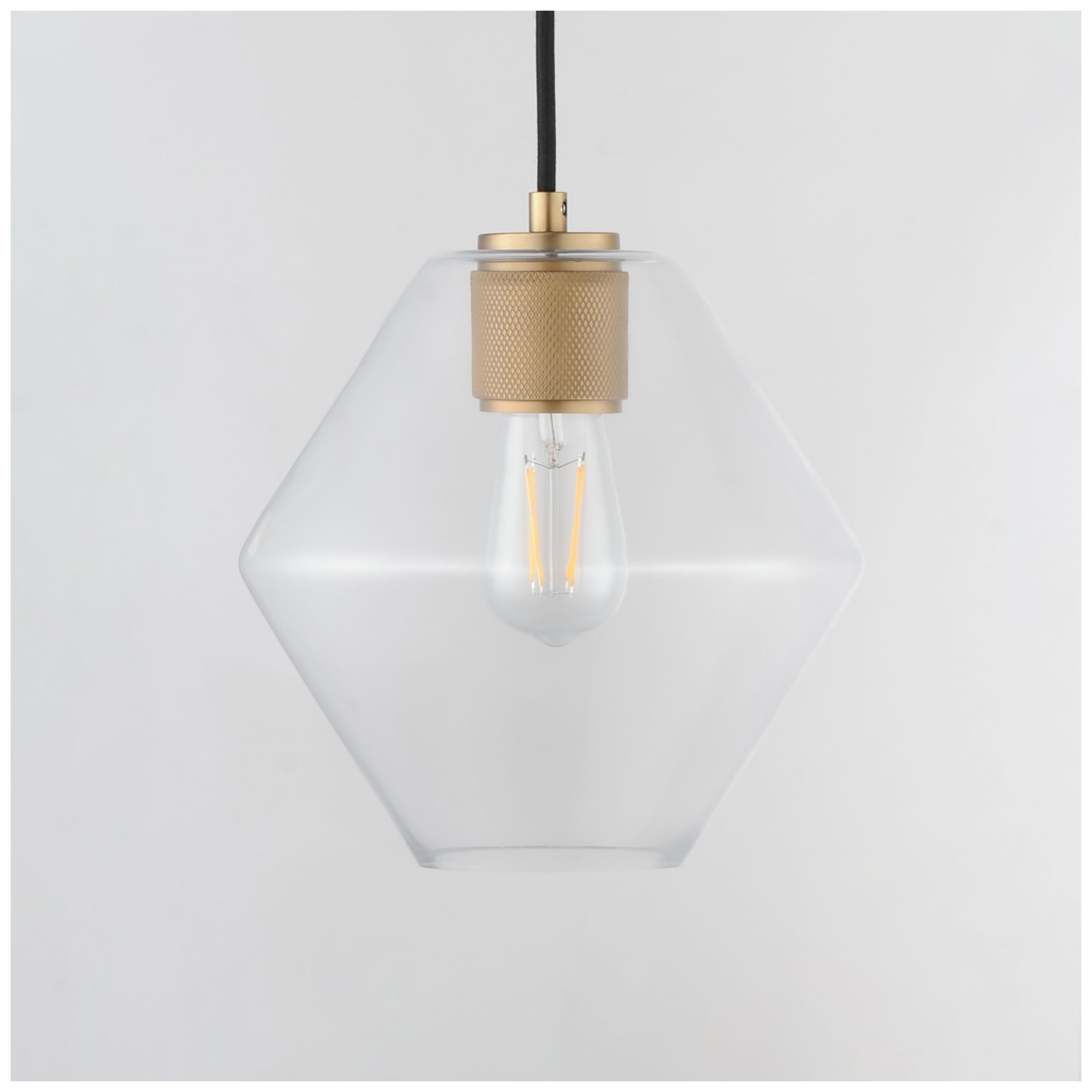 Image 4 Maxim Geode 9 1/2" Wide Natural Aged Brass Medium Pendant more views