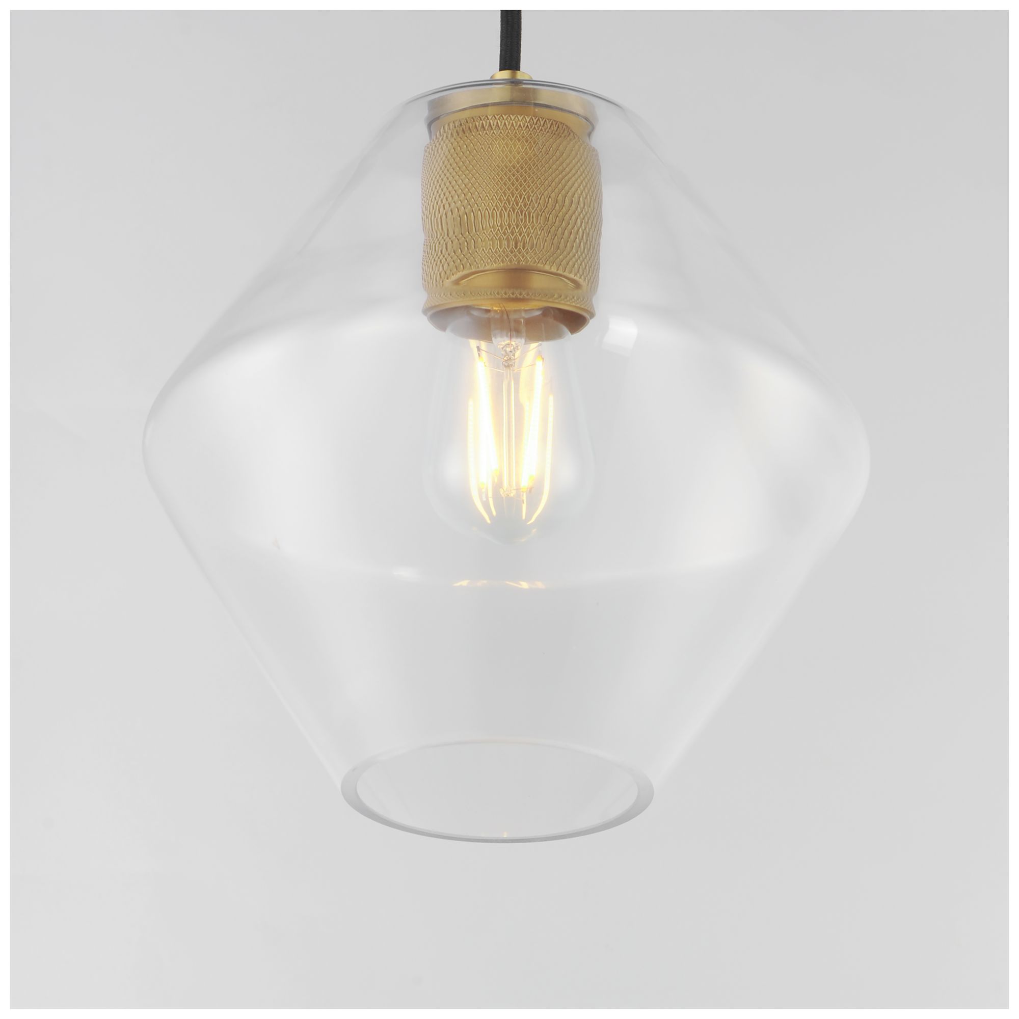 Image 5 Maxim Geode 9 1/2" Wide Natural Aged Brass Medium Pendant more views