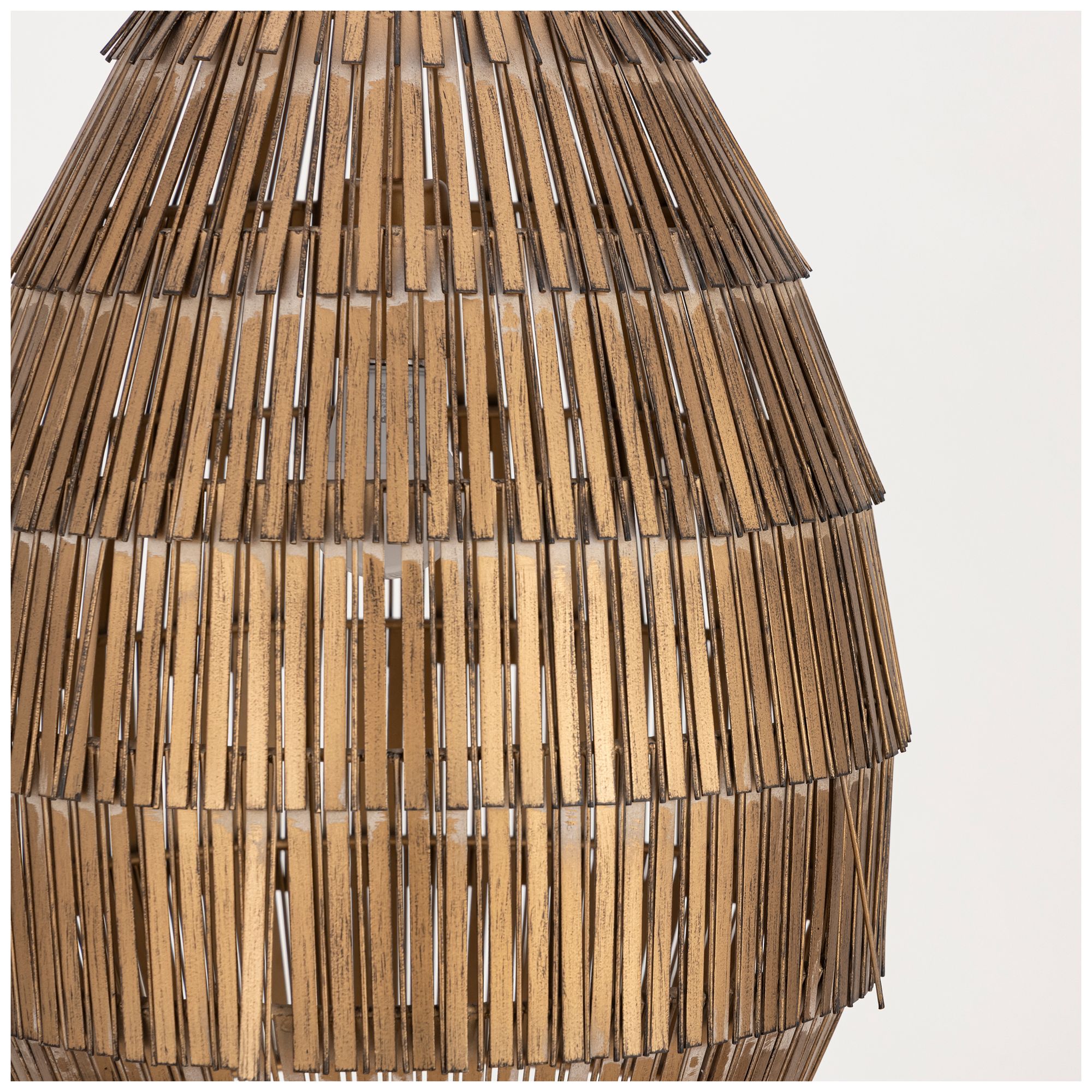 Image 5 Maxim Gilda 14" Wide Antique Brass Pendant more views