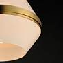 4_Maxim Giza 15 1/2" Wide Satin Brass Pendant Light more views