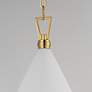 7_Maxim Giza 15 1/2" Wide Satin Brass Pendant Light more views