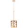 Maxim Glamour 8 1/2"W Champagne and Gold Mini Pendant Light