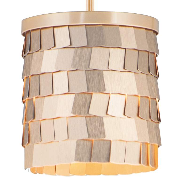 Image 3 Maxim Glamour 8 1/2 inchW Champagne and Gold Mini Pendant Light more views