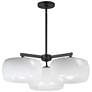 1_Maxim Glazed 26" White/Black 3-Light Chandelier