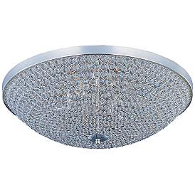 Image1 of Maxim Glimmer 19" Wide Silver Ceiling Light