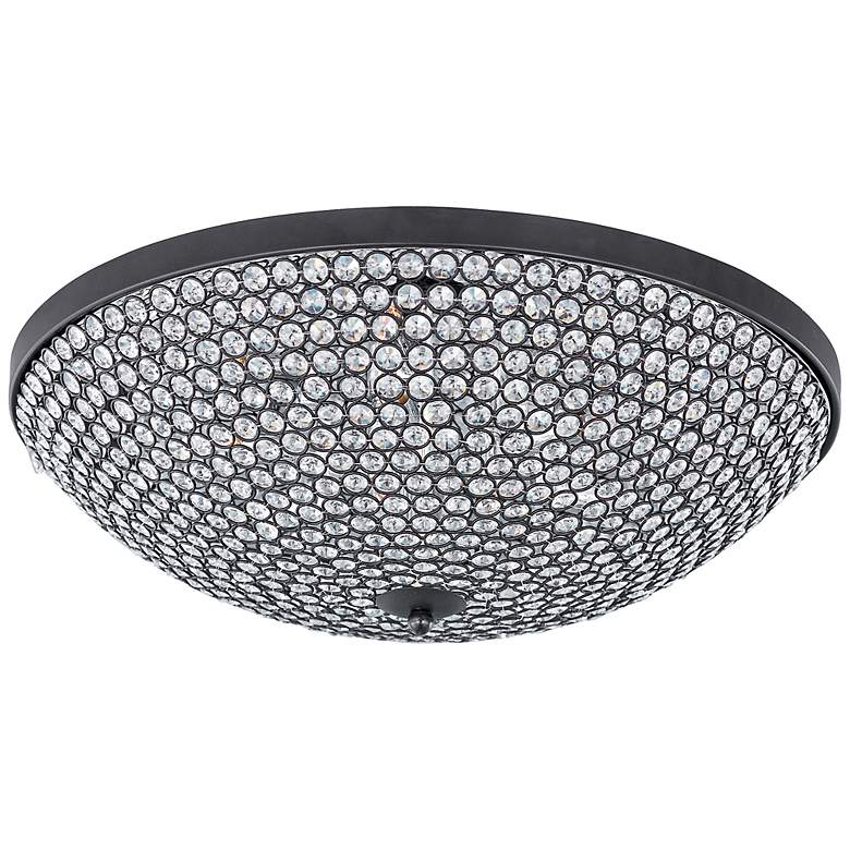 Image 1 Maxim Glimmer 22" Wide Bronze Ceiling Light