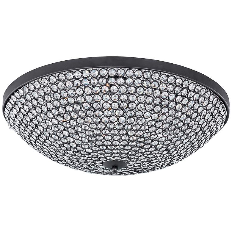 Image 1 Maxim Glimmer 22 inch Wide Bronze Ceiling Light